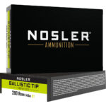 Nosler Ballistic Tip Rifle Ammunition 280 Rem. 140 gr. BT SP 20 rd.