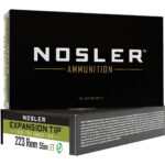 Nosler Expansion Tip Rifle Ammunition 223 Rem. 55 gr. ET SP 20 rd.