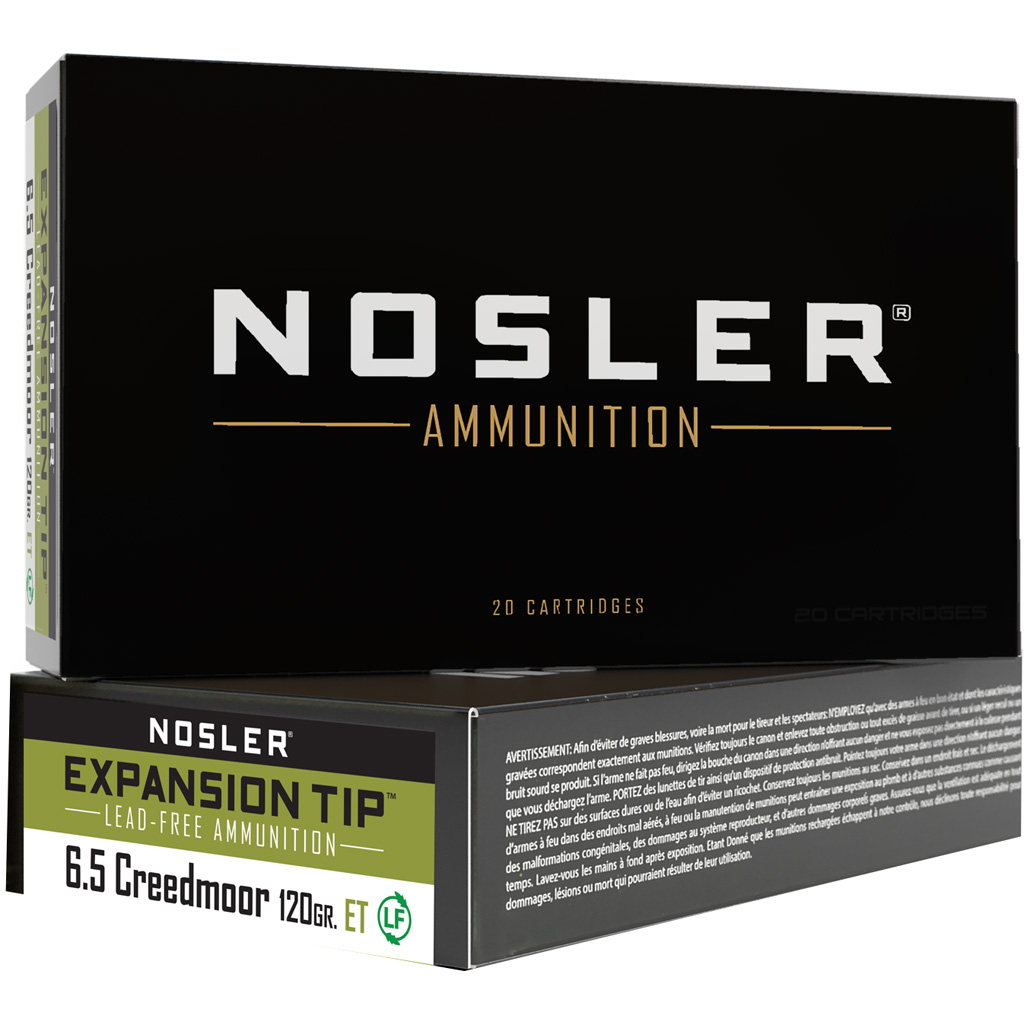 1206196_1.jpg Nosler Expansion Tip Rifle Ammunition 6.5mm Creedmoor 120 gr. ET SP 20 rd. - Image 1