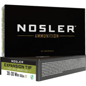 Nosler Expansion Tip Rifle Ammunition 30-30 Win. 150 gr. ET SP 20 rd.