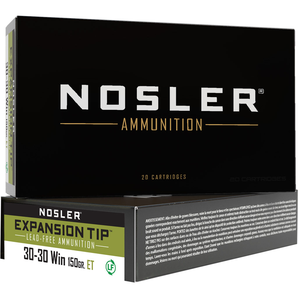 1206209_1.jpg Nosler Expansion Tip Rifle Ammunition 30-30 Win. 150 gr. ET SP 20 rd. - Image 1