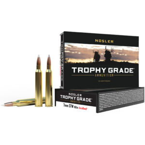 Nosler Trophy Grade Rifle Ammunition 7mm STW 160 gr. AB SP 20 rd.