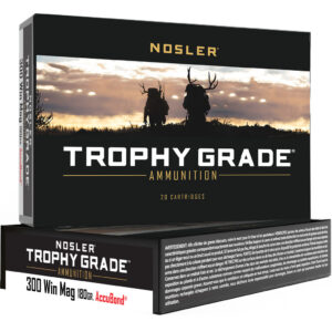 Nosler Trophy Grade Rifle Ammunition 300 Win. Mag. 180 gr. AB SP 20 rd.