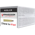 Nosler Varmageddon Rifle Ammunition 22 Hornet 35 gr. VG FBT 50 rd.