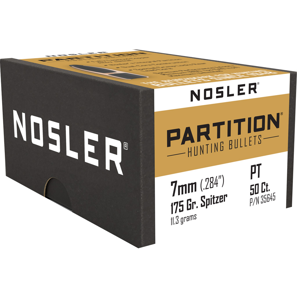 1206484_1.jpg Nosler Partition Bullets 7mm 175 gr. Spitzer Point 50 pk. - Image 1
