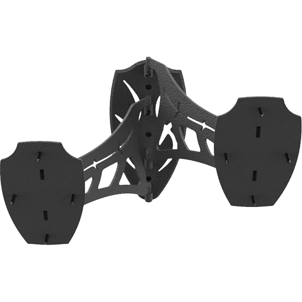 1206685_1.jpg Skull Hooker Dual Shoulder Mount Black - Image 1