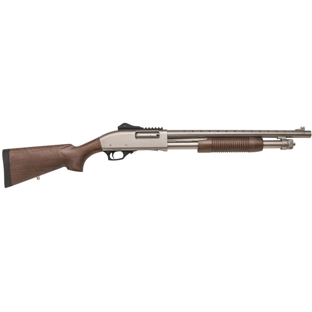 1210010_1.jpg SDS Tokarev TX3 12HDM A1 Shotgun 12 ga. 18.5 in. Nickel and Wood 3 in. 4 rd. - Image 1