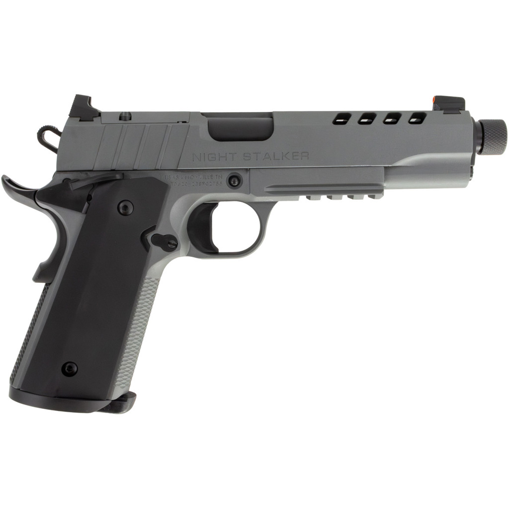 1210126_1.jpg SDS Night Stalker 1911 Pistol 9mm 5 in. Grey Threaded Barrel 8 rd. - Image 1