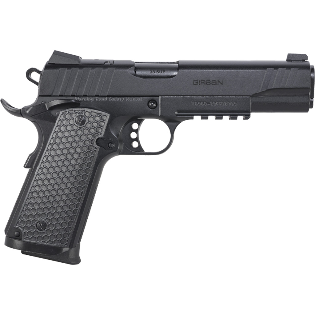 1210332_1.jpg EAA Influencer Government 1911 Pistol 38 Super 5 in. Black 8 rd. - Image 1