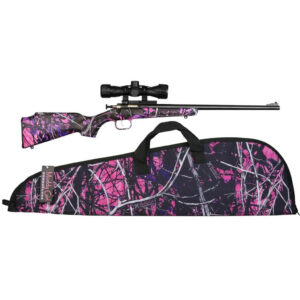 Keystone Crickett Package Rifle 22 LR 16 in. Muddy Girl with Scope RH