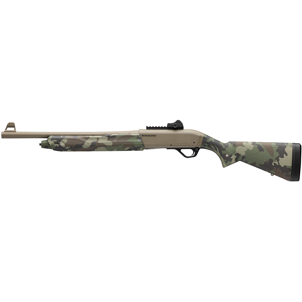 1210670_2.jpg Winchester Super X Extreme Defender Shotgun 12 ga. 18 in. Woodland FDE 3 in. 5 in. - Image 1