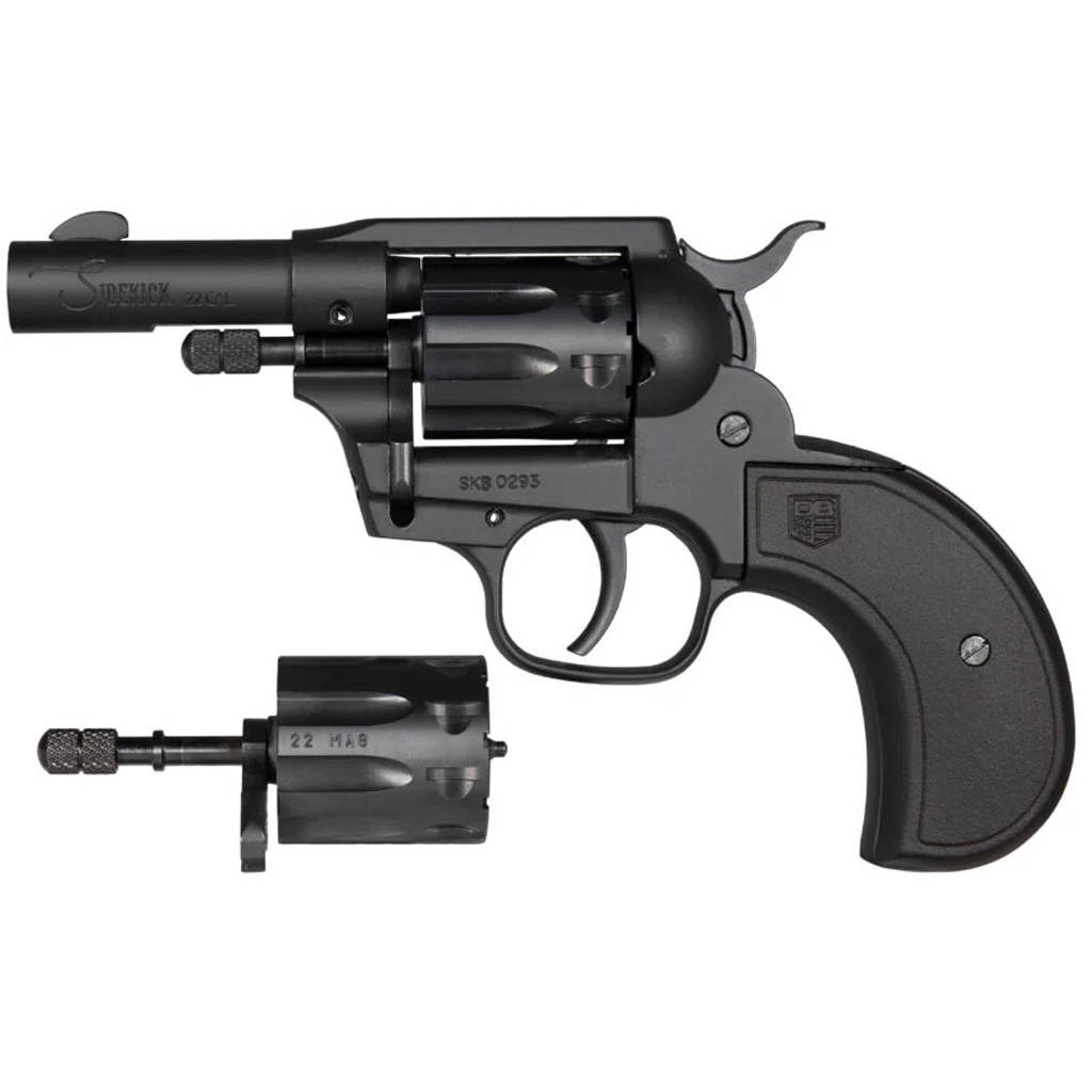 1210892_1.jpg Diamondback DB Birdshead Sidekick Revolver 22 LR/Mag 3 in. Black 9 rd. - Image 1