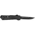 Southern Grind Arachnid OTF Knife 3.2 in  Drop Point Black w/Black - Image 2