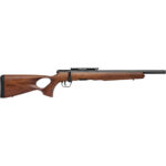 Savage B22 Timber Thumbhole Rifle 22 WMR 18 in. Wood 10 rd - Image 2
