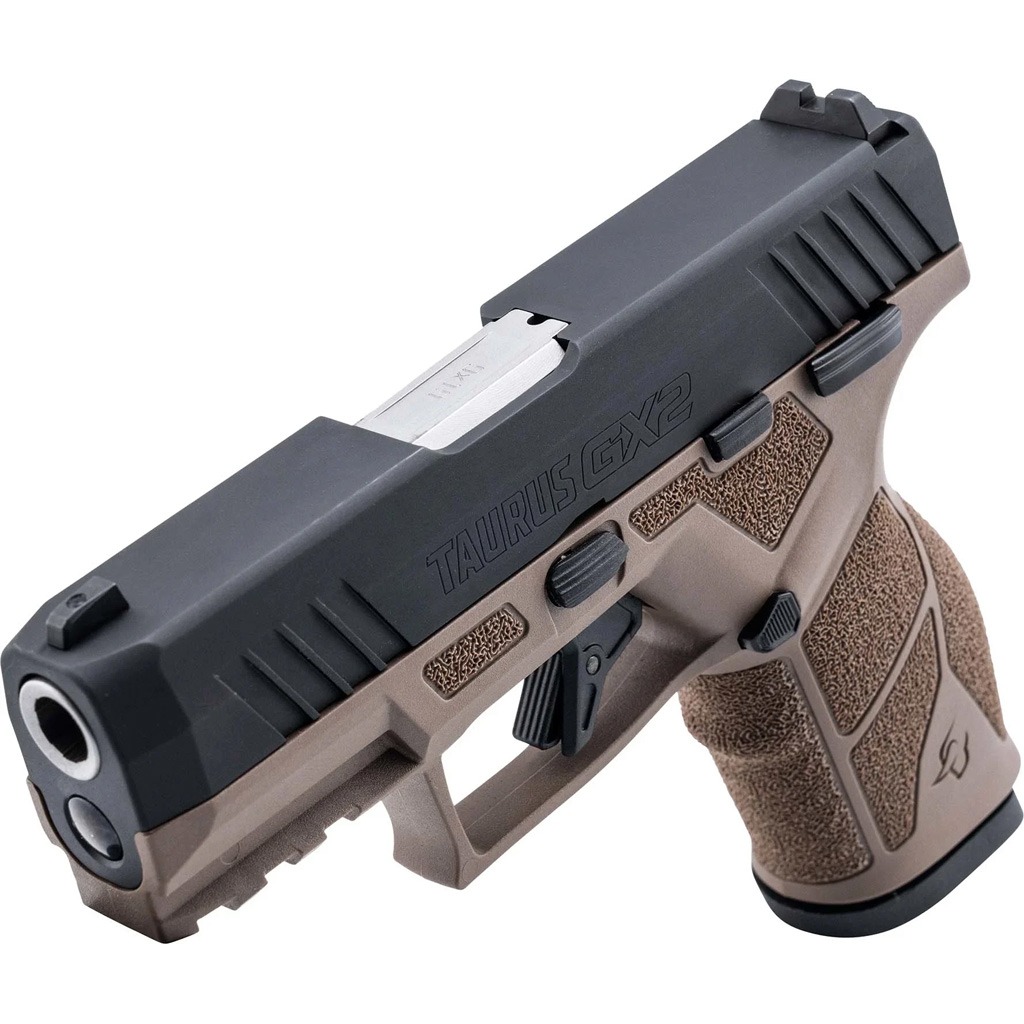 1211306_3.jpg Taurus GX2 Pistol 9mm 3.38 in. Brown Frame/Black Slide 13 rd. - Image 1