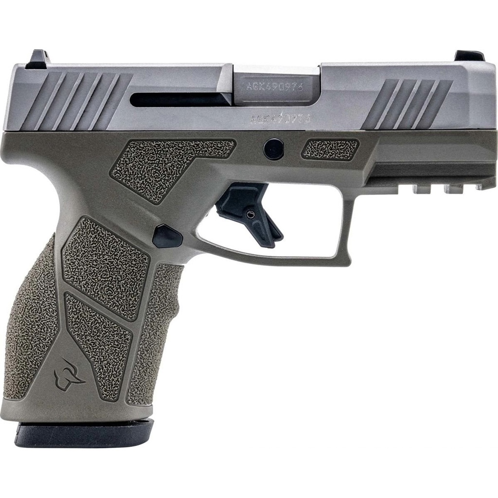 1211329_1.jpg Taurus GX2 Pistol 9mm 3.38 in. OD Green Frame/SS Slide 10 rd. - Image 1