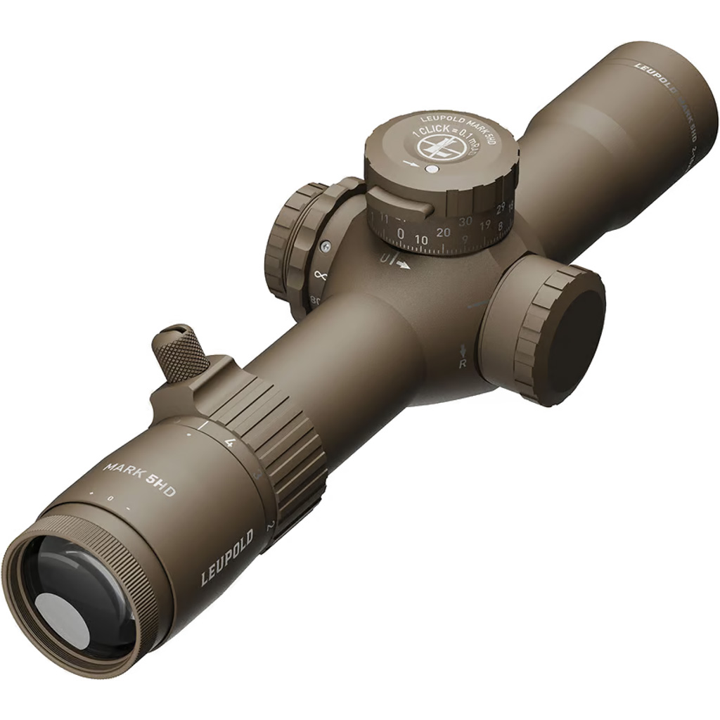 1211627_3 Leupold Mark 5HD Rifle Scope 2 - 10X30 35mm Dark Earth FFP Illum. CMR-Mil - Image 1