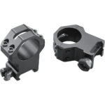 Weaver Classic 4Hole Skeleton Rings Matte Black 1" XXHigh Clamshell Pack - Image 2