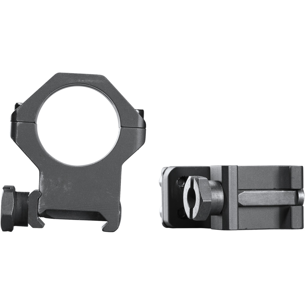 1213217_2.jpg Weaver Tactical 4Hole Picatinny Ring Matte Black 1" XHigh Clamshell Pack - Image 1