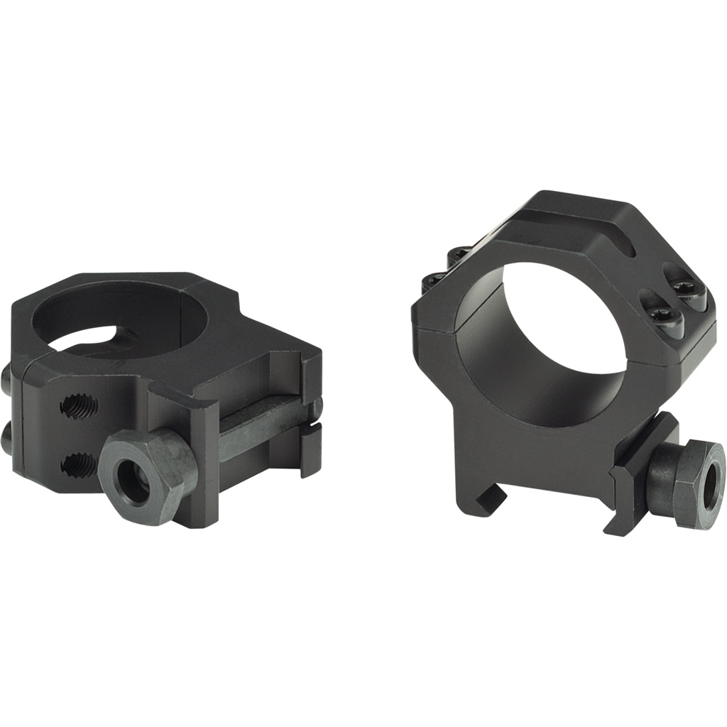 1213219_1.jpg Weaver Tactical 4Hole Picatinny Ring Matte Black 1" High Clamshell Pack - Image 1