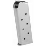 Colt 1911 Magazine 45 ACP 7 rd. Officer/Defender Stainless - Image 2