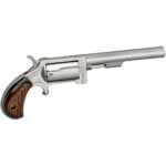 NAA Sidewinder Revolver 22 WMR 4 in. Stainless/Wood 5 rd.