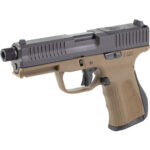 FMK G3 Threaded Barrel Pistol 9mm 4.5 in. Burnt Bronze w/ Glock Comp Sights 14rd - Image 2