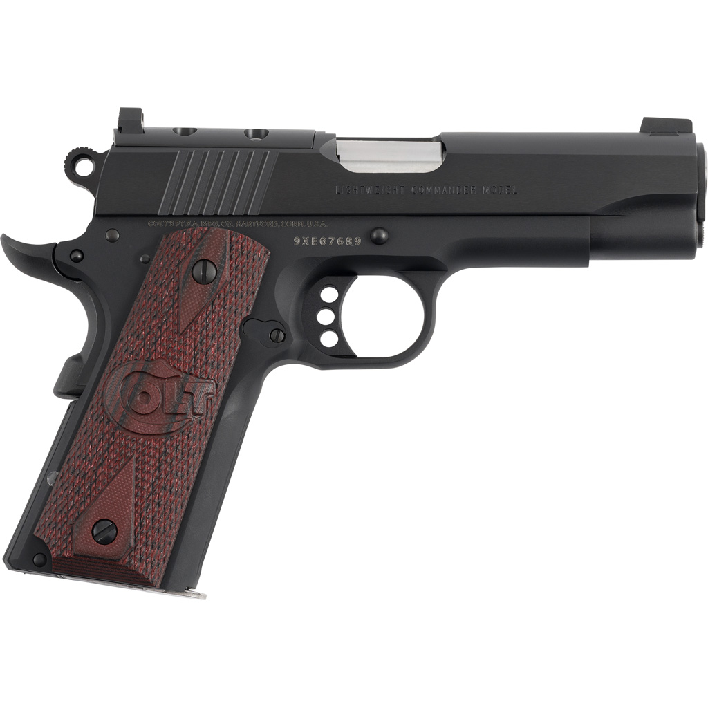 1215233_1.jpg Colt 1911 Lightweight Commander OR Pistol 9mm 4.25 in. Anodize/Blued 9 rd. - Image 1