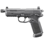 FN FNX-45T Tactical Pistol  45 ACP 5.3 in. Black w/Threaded Barrel 15 rd.