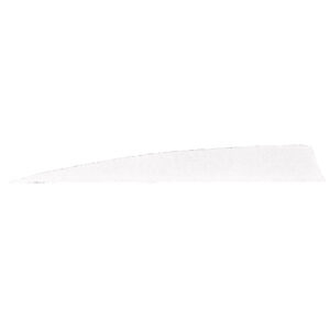Gateway Shield Cut Feathers White 5 in. LW 50 pk.