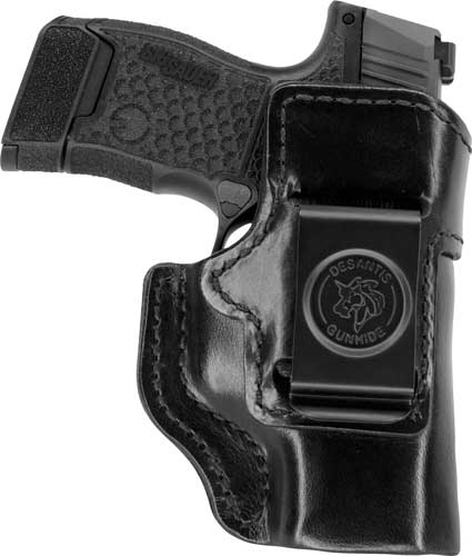 127BAX7Z0_1.jpg DESANTIS INSIDE HEAT HOLSTR RH - IWB LEATHER S&W SHIELD 9/40 BL - Image 1