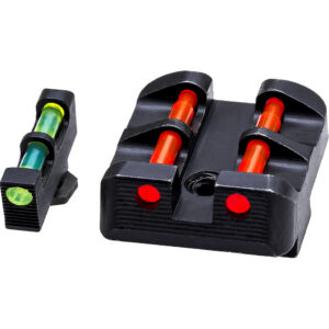 HIVIZ Interchangeable Handgun Target Sights Fits All Glock Models Green Red White Litepipes