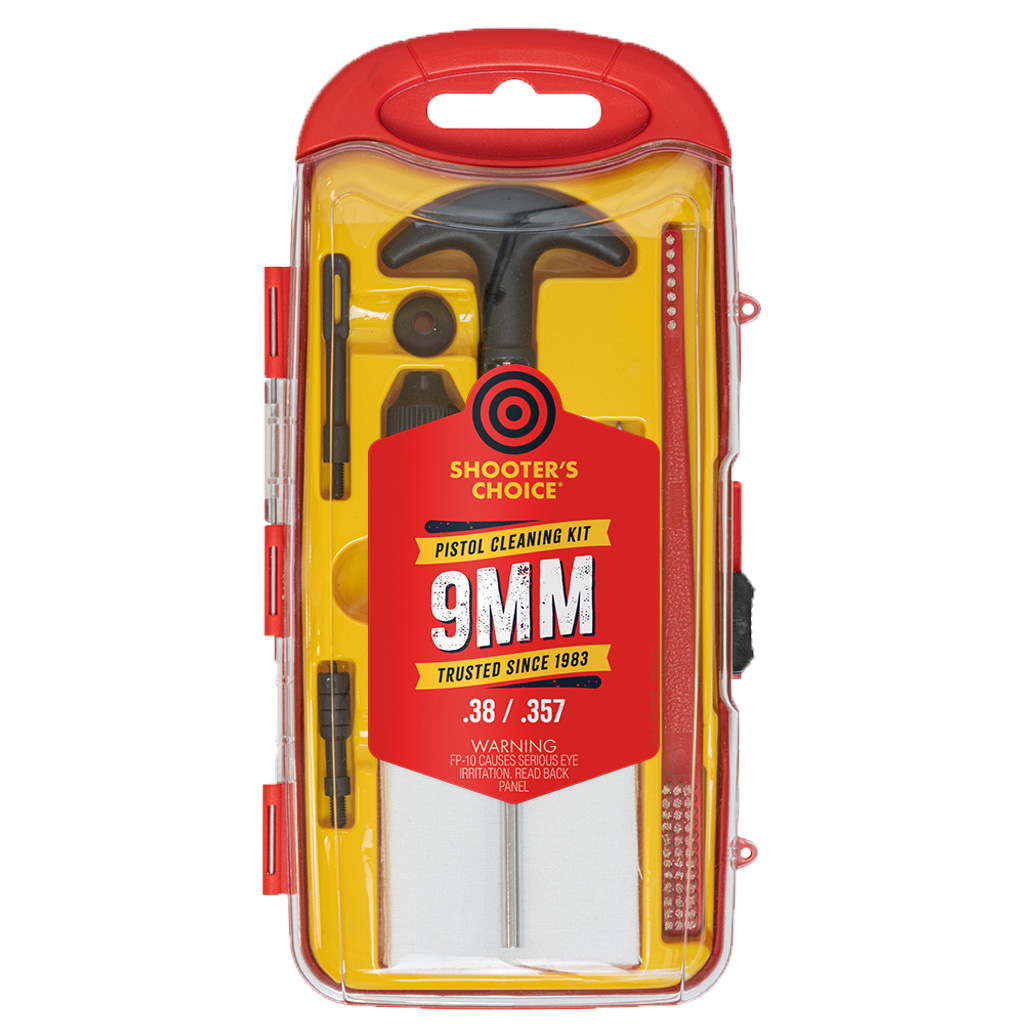 1301832_1.jpg Shooters Choice Pistol Gun Rod Cleaning Kit Aluminum 9mm - Image 1