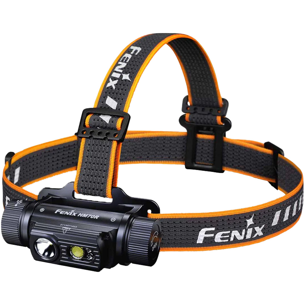 1301843_1.jpg Fenix HM70R Rechargeable Headlamp 1600 Lumens Black - Image 1