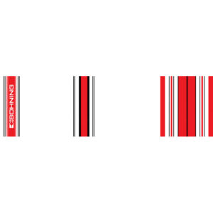 Bohning Arrow Wraps Crested Red 7 in. Standard 13 pk.
