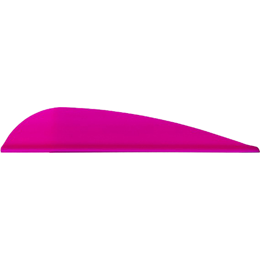 1402774_1.jpg AAE Trad Vanes Hot Pink 3 in. 50 pk. - Image 1