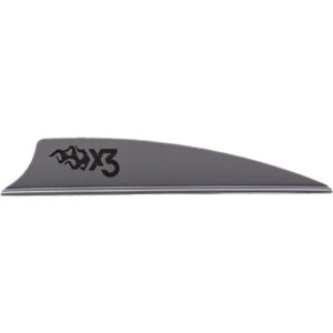 Bohning X3 Vanes Silver 2.25 in. 100 pk.