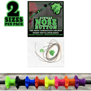 Bowmar Nose Button Black 2 pc. Small/Large