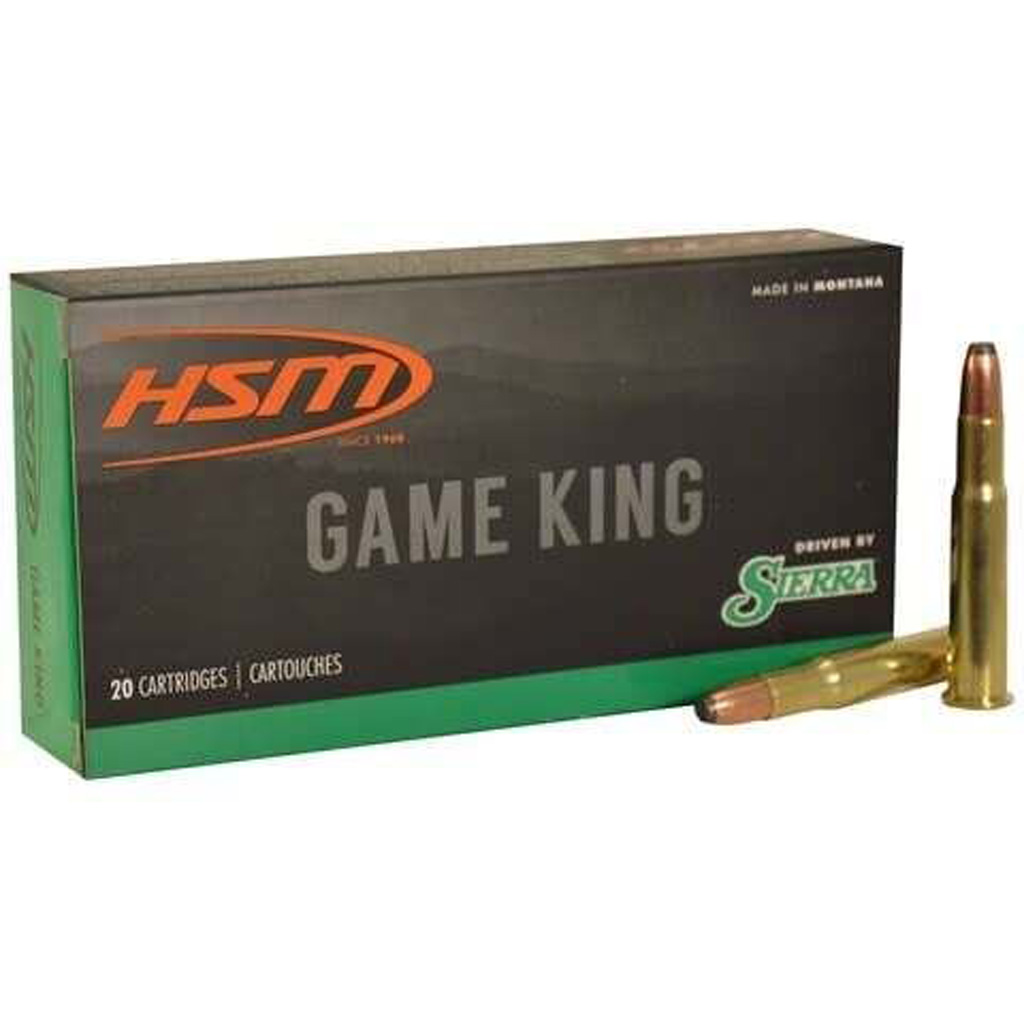 1404972_1.jpg HSM Game King Rifle Ammunition 30-30 Win. Sierra Pro-Hunter 170 gr. 20 rd. - Image 1