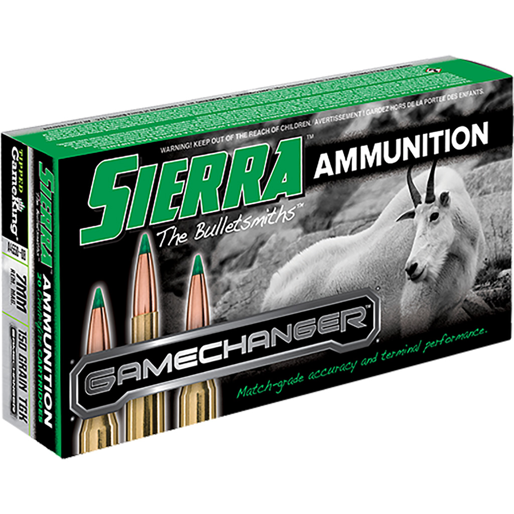 1405522_1.jpg Sierra GameChanger Rifle Ammo 7MM Rem. Mag. 150 gr. TGK - Image 1