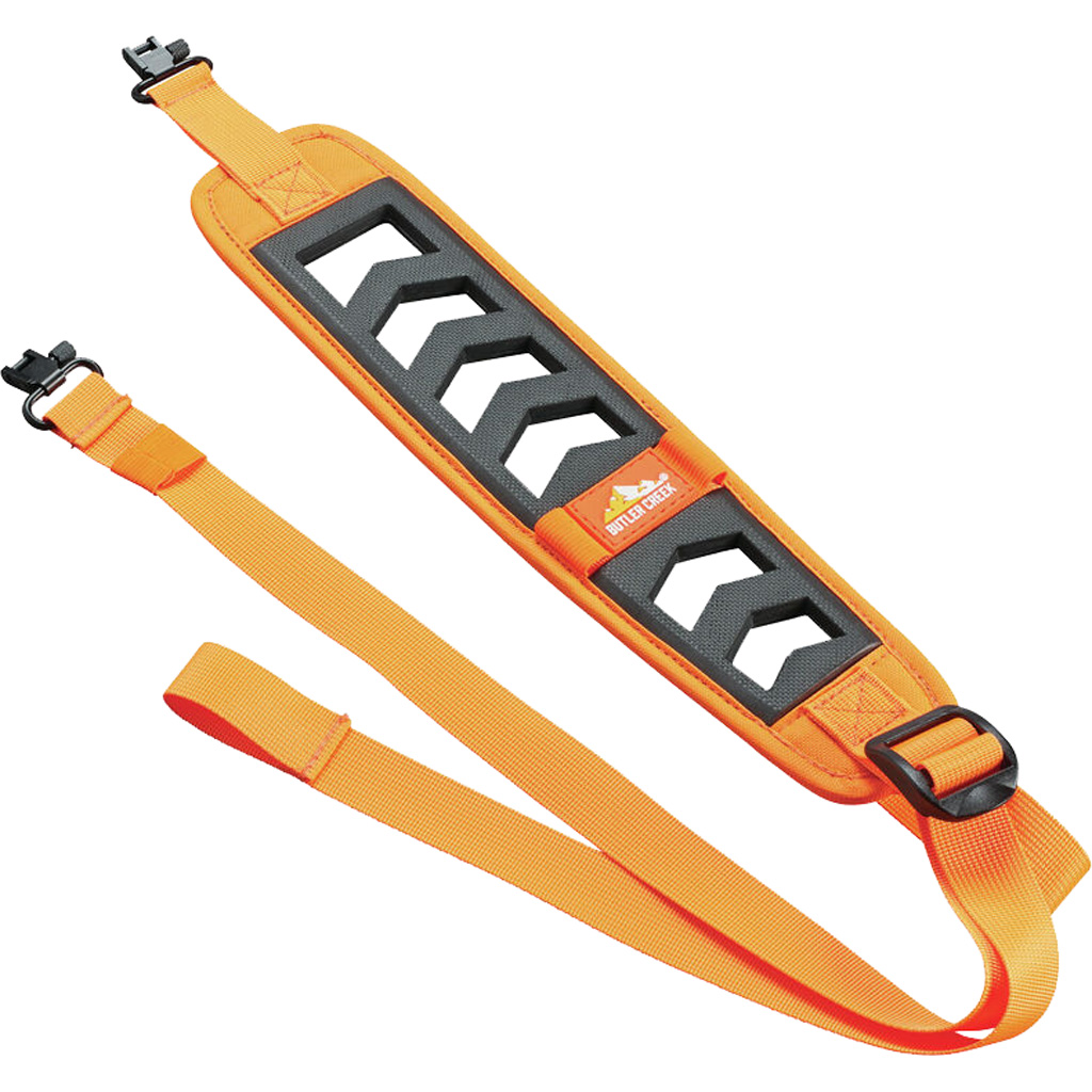 1405914_1.jpg Butler Creek Featherlight Sling Blaze Orange w/ Swivels Rifle - Image 1