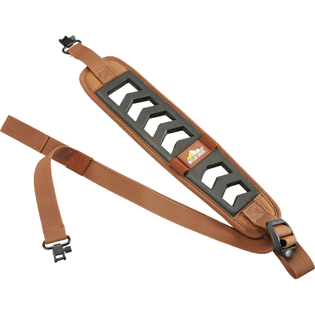 1405916_1.jpg Butler Creek Featherlight Sling Black/Brown w/ Swivles Rifle - Image 1