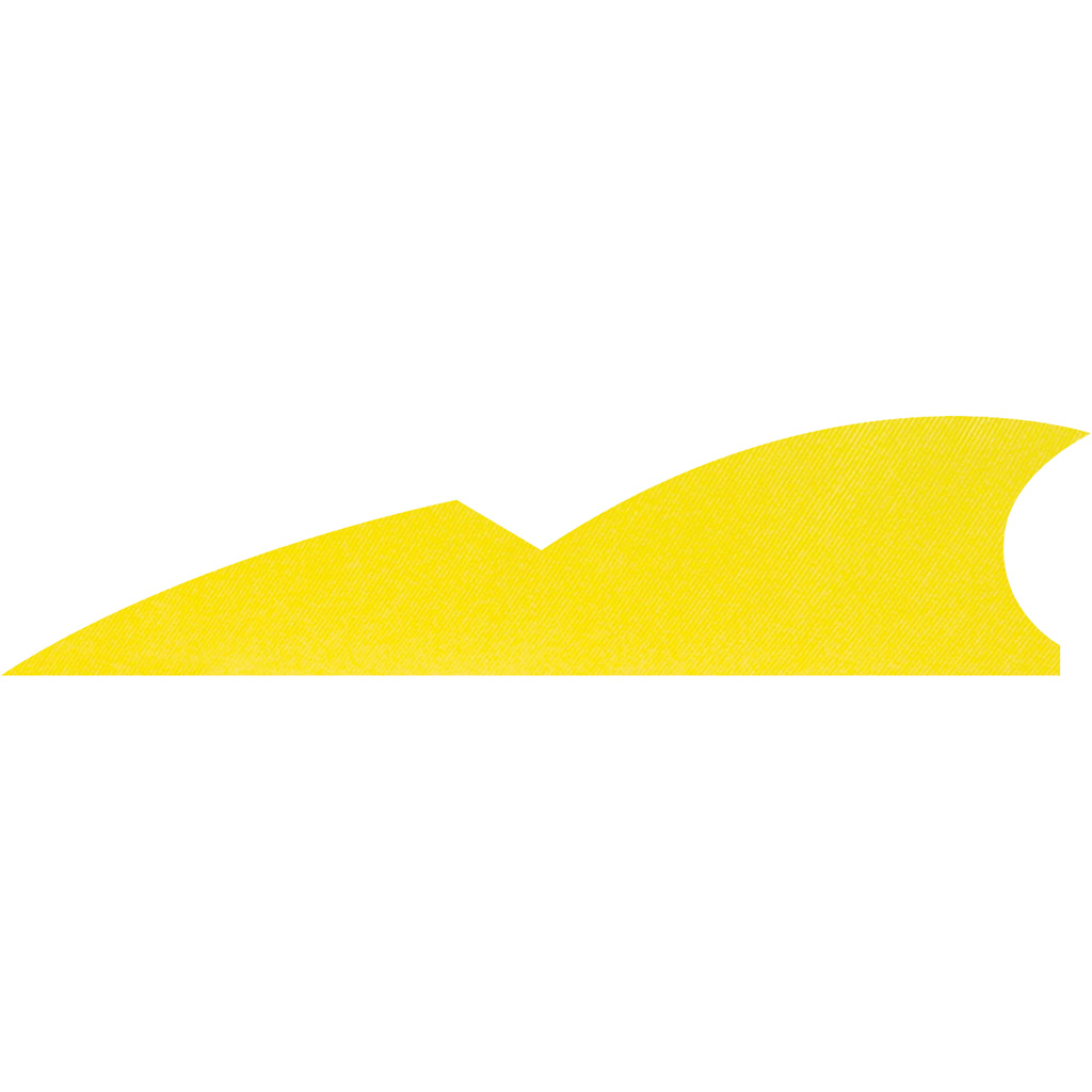 1406895_1.jpg Gateway Batwing Feathers Flo Yellow 2 in. LW 50 pk. - Image 1