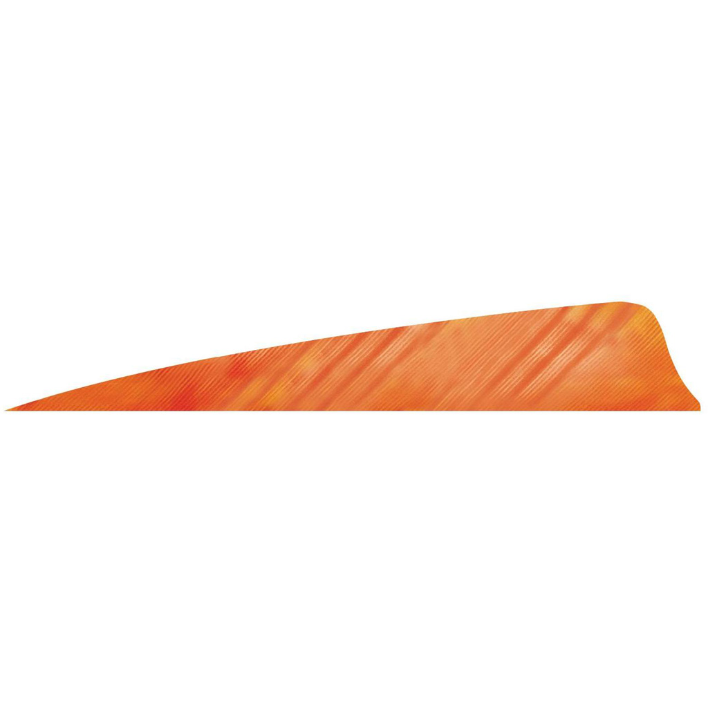 1407103_1.jpg Gateway Shield Cut Feathers Tre White/Orange 4 in. RW 50 pk. - Image 1
