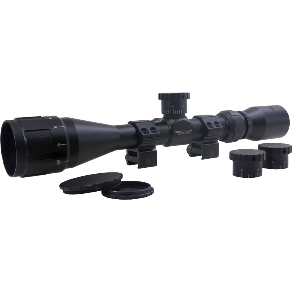 1407110_1.jpg BSA Optics Sweet 350 AO Rifle Scope 3-9x40mm 350 Legend w/ Weaver Rings - Image 1