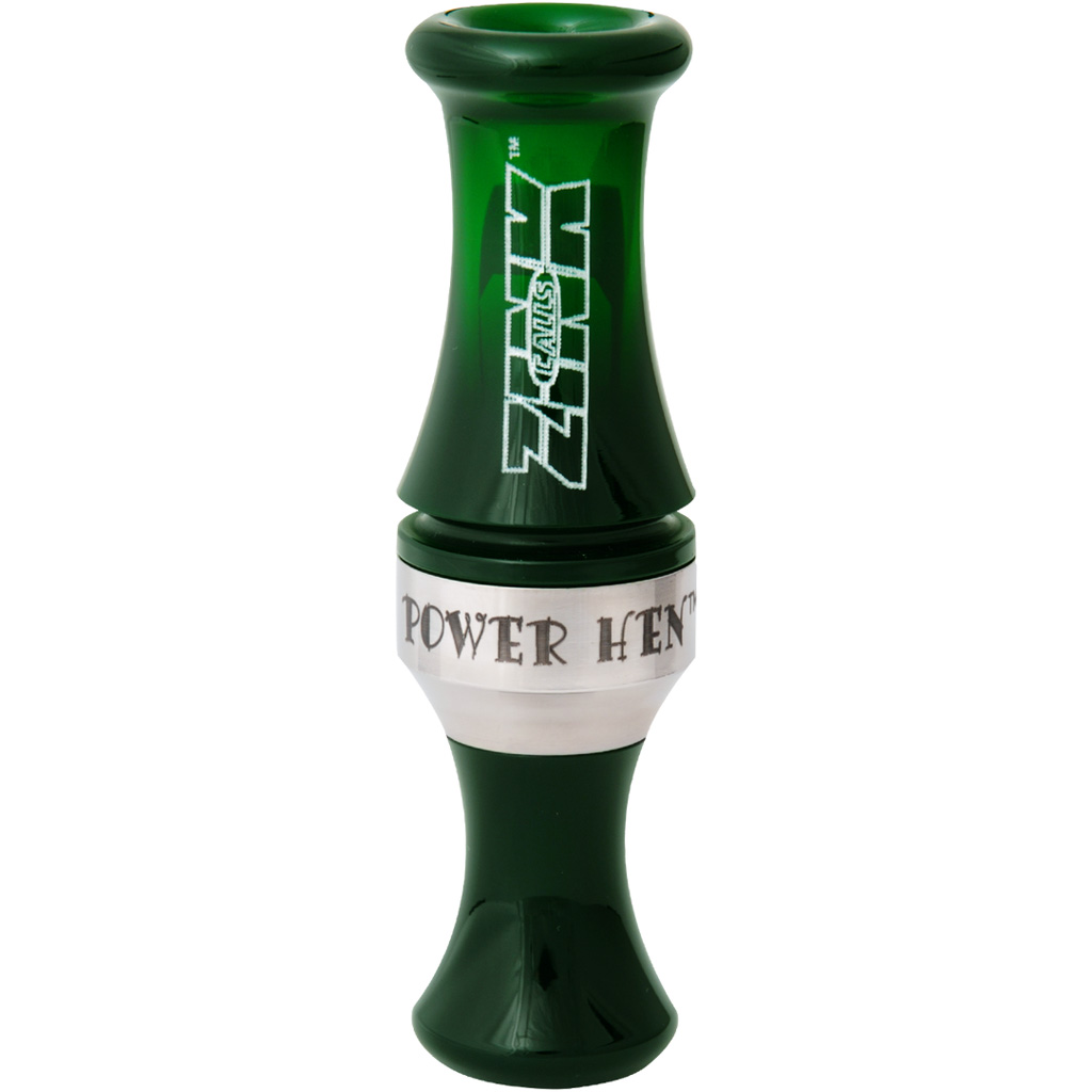 1409730_1-1.jpg Zink PH-2 Duck Call Poly Double Reed Mallard Green - Image 1