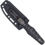 CobraTec Claymore Single Blade Dagger Fixed Blade Black Stonewash - Image 3