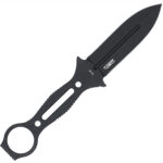 CobraTec Ringed Claymore Dagger Fixed Blade Black - Image 4