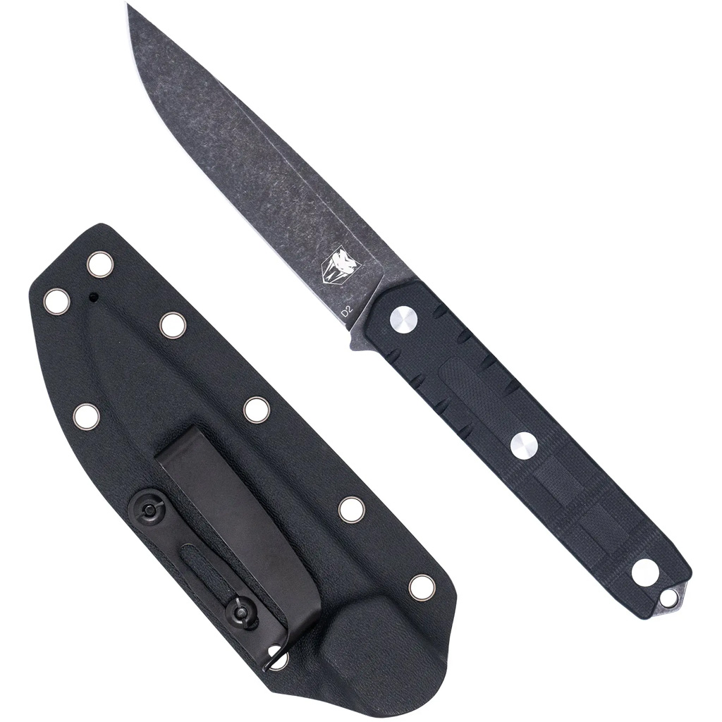 1410067_2.jpg CobraTec Outdoor Warrior Knife Fixed Blade Black - Image 1