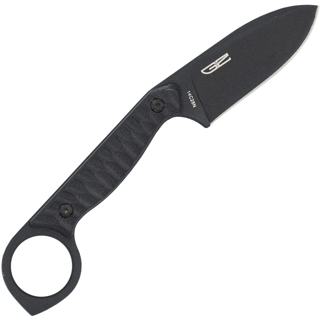 1410088_2.jpg CobraTec Wolfteeth Knife Fixed Blade Black - Image 1